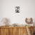 Imagen de Cuadro Calado MDF FibroPlus Negro 3mm Pez Picando 22x30 cm