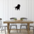 Imagen de Cuadro Calado MDF FibroPlus Negro 3mm Figura Perro Salchicha 35x30 cm