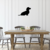 Imagen de Cuadro Calado MDF FibroPlus Negro 3mm Figura Perrito Salchicha 45x30 cm