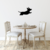 Cuadro Calado MDF FibroPlus Negro 3mm Perrito Salchicha figura 45x30 cm - comprar online
