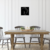 Cuadro Calado MDF FibroPlus Negro 3mm Perfil Caballo 43x43 cm