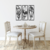 Cuadro Calado MDF FibroPlus Negro 3mm Hojas 3 Partes 76x63cm