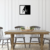 Cuadro Calado MDF FibroPlus Negro 3mm Caballo 43x37 cm