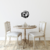 Cuadro Calado MDF FibroPlus Negro 3mm Pez Saltando Circulo 30cm - comprar online