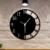 Reloj De Pared En Madera MDF Fibroplus Negro 30Cm - comprar online