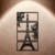 Cuadro Calado MDF FibroPlus Negro 3mm Torre Eiffel 4 piezas 43x80 cm - comprar online