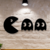 Cuadro Calado MDF FibroPlus Negro 3mm Pacman 3 Piezas 30x74 cm - comprar online