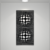 Cuadro Calado MDF FibroPlus Negro 3mm Arte visual- 27x53 cm - comprar online