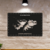Cuadro Calado MDF FibroPlus Negro 3mm Malvinas Argentinas 65x43 cm en internet