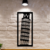 Cuadro Calado MDF FibroPlus Negro 3mm Torre Pisa 28x62 cm en internet