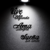Cuadro Calado MDF FibroPlus Negro 3mm Frases 3 Piezas 43x20 cm - Fierro 100% Argento