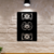 Cuadro Calado MDF FibroPlus Negro 3mm -Flores- 30x43 cm en internet
