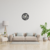 RELOJ DE PARED 30CM PAJARITOS MDF FIBROPLUS 3MM NEGRO - tienda online