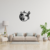 Cuadro Calado MDF FibroPlus Negro 3mm Colibrí circulo 45cm - tienda online