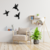 Cuadro Calado MDF FibroPlus Negro 3mm Colibries 3 Piezas 30x70 cm - tienda online