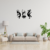Cuadro Calado MDF FibroPlus Negro 3mm Combo Tribal 3 Partes 70x43cm - tienda online