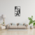 Cuadro Calado MDF FibroPlus Negro 3mm Torre Eiffel 4 piezas 43x80 cm - tienda online