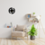 Imagen de Reloj De Pared 30Cm Números Romanos y comunes Fibroplus 3MM Negro
