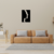 Imagen de Cuadro Calado MDF FibroPlus Negro 3mm Rostros Perfil 30x43 cm