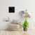 Cuadro Calado MDF FibroPlus Negro 3mm Perfil Caballo 43x43 cm
