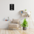 Imagen de Cuadro Calado MDF FibroPlus Negro 3mm -Flores- 30x43 cm