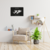 Cuadro Calado MDF FibroPlus Negro 3mm Malvinas Argentinas 65x43 cm