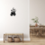 Cuadro Calado MDF FibroPlus Negro 3mm Oso Panda 30x43 cm - comprar online