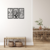 Cuadro Calado MDF FibroPlus Negro 3mm Arbol Triptico