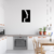 Cuadro Calado MDF FibroPlus Negro 3mm Rostros Perfil 30x43 cm en internet