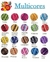 kit 10 cones de 1 kg + 3 multicores - loja online