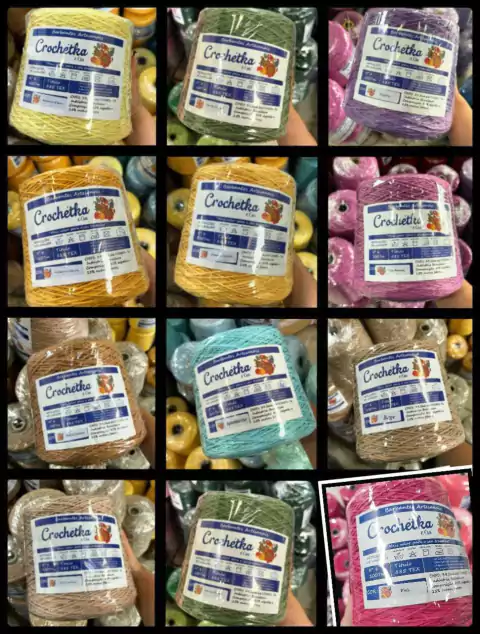 kit 12 cones barbantes de 1kg - estoque limitado - garanta seu pedido