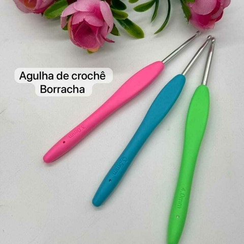 Agulhas para croche Emborrachadas