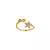 Anel Regulável Estelar – Banho de Ouro 18k com Zircônias - comprar online