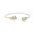 Bracelete Gota - Banho de Ródio Branco - comprar online