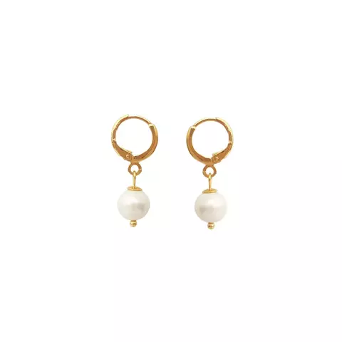 Argola Elle ✦ Pérola Shell ✦ Delicado & Atemporal - comprar online