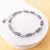Pulseira Lune – Ametista com Banho de Ouro Branco - Flor de Jasmin - Semijoias com Significado | Pedras Naturais