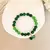 Imagem do Pulseira Força Vital - Pedras Quartzo Verde e Malaquita