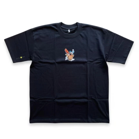 Camiseta The House Capitão Caverna Oversized Preta