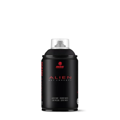 Tinta Spray MTN Alien Art Concept Preta 250ml (RV-9011 Black)