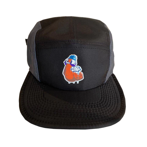 Boné OHA Five Panel Pomba Pretro/ Cinza