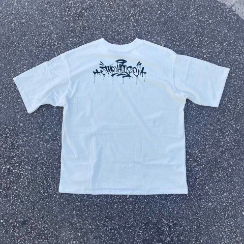 Camiseta The House Tag Oversized Off White - GG