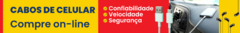 Banner da categoria Cabos Carregadores e Fones
