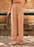Conjunto Cropped E Calça De Linho - Lillah Brand 
