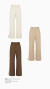 CALÇA COM RECORTES SARJA TECIDO - comprar online