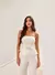 Macacão Alfaiataria Blusa Com Fivela Off White na internet