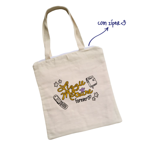 Ecobag Lizzie McGuire Forever ♡ (com zíper)