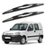 Palheta Berlingo Citroen. Palheta do limpador de parabrisas Citroën Berlingo 1999, 2000, 2001, 2002, 2003, 2004, 2005, 2006, 2007, 2008, 2009, 2010, 2011
