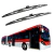 Palheta Mondego Articulado. Palheta do limpador de parabrisas Caio Ônibus original