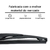 Palheta do limpador traseiro B200 Mercedes. Palheta do limpador vidro traseiro Mercedes B200 2008, 2009, 2010, 2011, 2012, 2013, 2014, 2015 original
