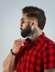 Camisa de Botão Xadrez Red no Viscolinho com Elastano - loja online